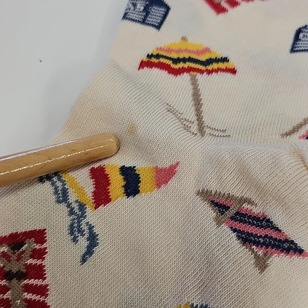 Vtg Hot Sox Summer Themed Socks, Lot‎ Of 3 *READ Description*